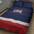 USA Hockey Team Quilt Bed Set Go Champions