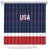 USA Hockey Team Shower Curtain Go Champions