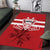 Canada Hockey Team Area Rug Maple Leaf Red Version