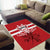 Canada Hockey Team Area Rug Maple Leaf Red Version