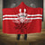 Canada Hockey Team Hooded Blanket Maple Leaf Red Version