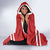 Canada Hockey Team Hooded Blanket Maple Leaf Red Version