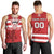 Custom Canada Hockey Team Men Tank Top Maple Leaf Red Version