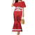 Custom Canada Hockey Team Mermaid Dress Maple Leaf Red Version