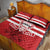 Canada Hockey Team Quilt Bed Set Maple Leaf Red Version