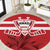 Canada Hockey Team Round Carpet Maple Leaf Red Version