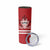 Custom Canada Hockey Team Skinny Tumbler Maple Leaf Red Version