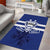 Canada Hockey Team Area Rug Maple Leaf Blue Version