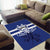 Canada Hockey Team Area Rug Maple Leaf Blue Version