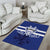 Canada Hockey Team Area Rug Maple Leaf Blue Version