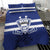 Canada Hockey Team Bedding Set Maple Leaf Blue Version