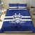 Canada Hockey Team Bedding Set Maple Leaf Blue Version