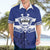 Custom Canada Hockey Team Hawaiian Shirt Maple Leaf Blue Version