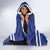 Canada Hockey Team Hooded Blanket Maple Leaf Blue Version