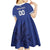 Custom Canada Hockey Team Kid Short Sleeve Dress Maple Leaf Blue Version