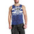 Custom Canada Hockey Team Men Tank Top Maple Leaf Blue Version