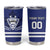 Custom Canada Hockey Team Tumbler Cup Maple Leaf Blue Version