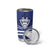 Custom Canada Hockey Team Tumbler Cup Maple Leaf Blue Version