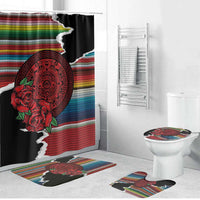 Mexico Aztec Circle Bathroom Set Poncho Pattern