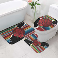 Mexico Aztec Circle Bathroom Set Poncho Pattern
