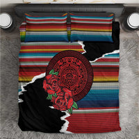 Mexico Aztec Circle Bedding Set Poncho Pattern