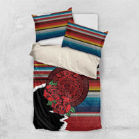 Mexico Aztec Circle Bedding Set Poncho Pattern