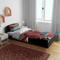 Mexico Aztec Circle Bedding Set Poncho Pattern
