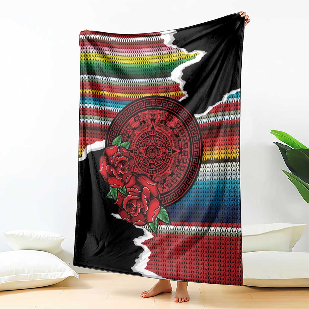 Mexico Aztec Circle Blanket Poncho Pattern