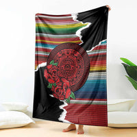 Mexico Aztec Circle Blanket Poncho Pattern