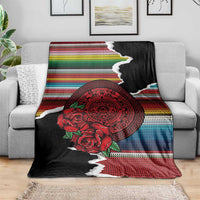 Mexico Aztec Circle Blanket Poncho Pattern