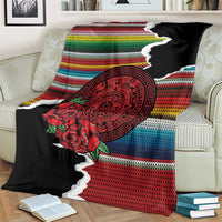 Mexico Aztec Circle Blanket Poncho Pattern