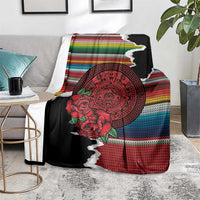 Mexico Aztec Circle Blanket Poncho Pattern