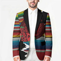 Mexico Aztec Circle Blazer Poncho Pattern