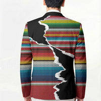 Mexico Aztec Circle Blazer Poncho Pattern
