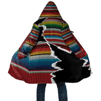 Mexico Aztec Circle Cloak Poncho Pattern