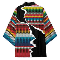 Mexico Aztec Circle Kimono Poncho Pattern