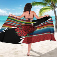 Mexico Aztec Circle Sarong Poncho Pattern
