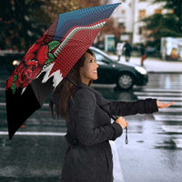 Mexico Aztec Circle Umbrella Poncho Pattern