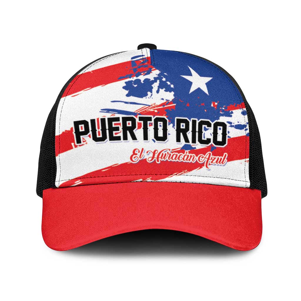 Football 2026 Puerto Rico Baseball Net Cap Come On El Huracan Azul