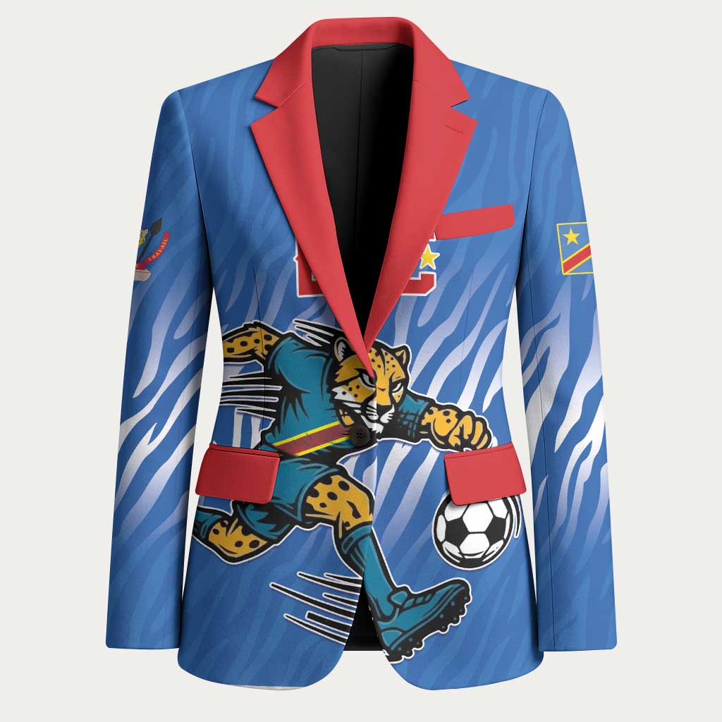 Custom Football 2026 DR Congo Leopards Blazer Warriors of the Equator