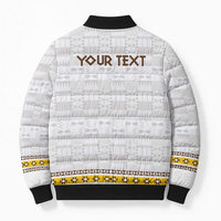 Personalized Kingdom of Kakongo Bomber Puffer Jacket Royal Stylized