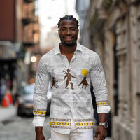 Personalized Kingdom of Kakongo Long Sleeve Button Shirt Royal Stylized