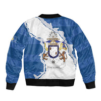 Kingdom of Loango Bomber Jacket African Pattern Flag Stylized