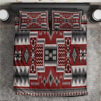 Navajo Tribal Pattern Vintage Red Bedding Set