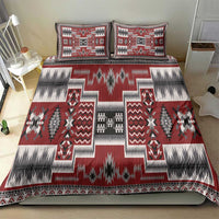 Navajo Tribal Pattern Vintage Red Bedding Set