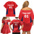 Personalized Panama 2024 Football Family Matching Off Shoulder Short Dress and Hawaiian Shirt Go Los Canaleros - Wonder Print Shop