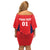 Personalized Panama 2024 Football Family Matching Off Shoulder Short Dress and Hawaiian Shirt Go Los Canaleros - Wonder Print Shop