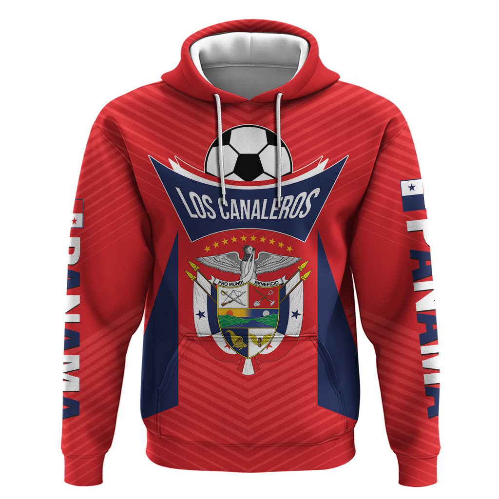 Personalized Panama 2024 Football Hoodie Go Los Canaleros - Wonder Print Shop