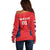 Personalized Panama 2024 Football Off Shoulder Sweater Go Los Canaleros - Wonder Print Shop