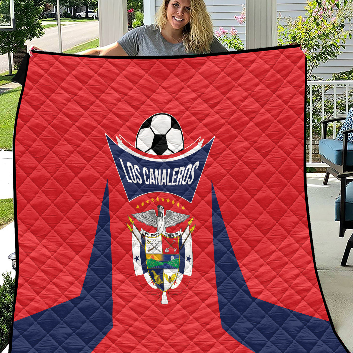 Panama 2024 Football Quilt Go Los Canaleros